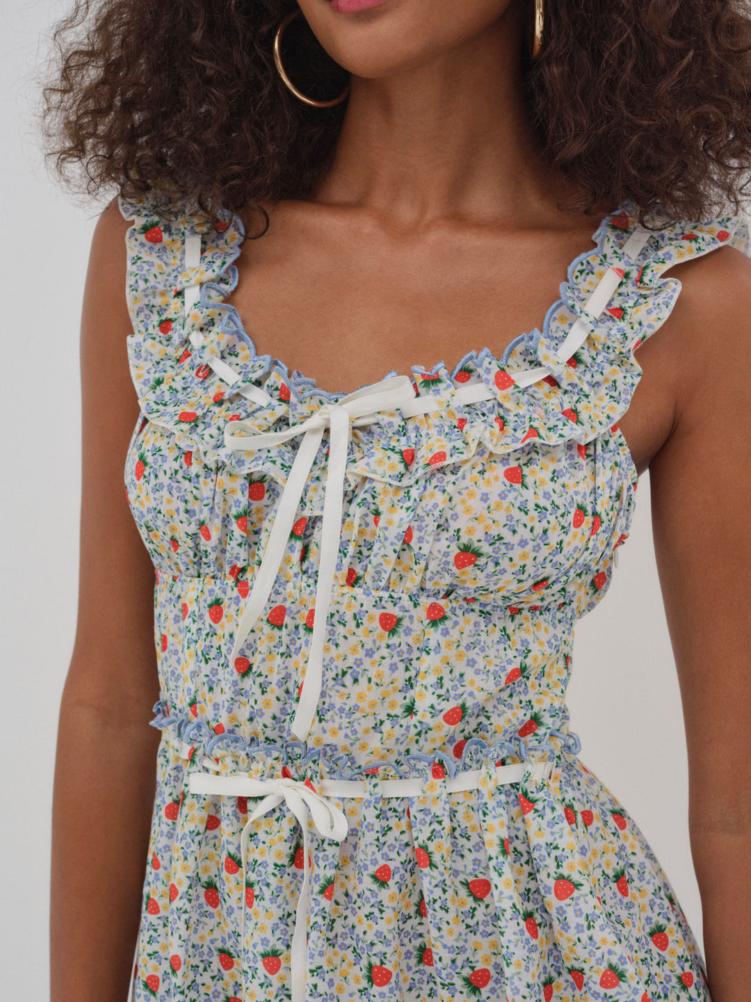 For Love and Lemons Strawberry Kiss Dress - Strawberry