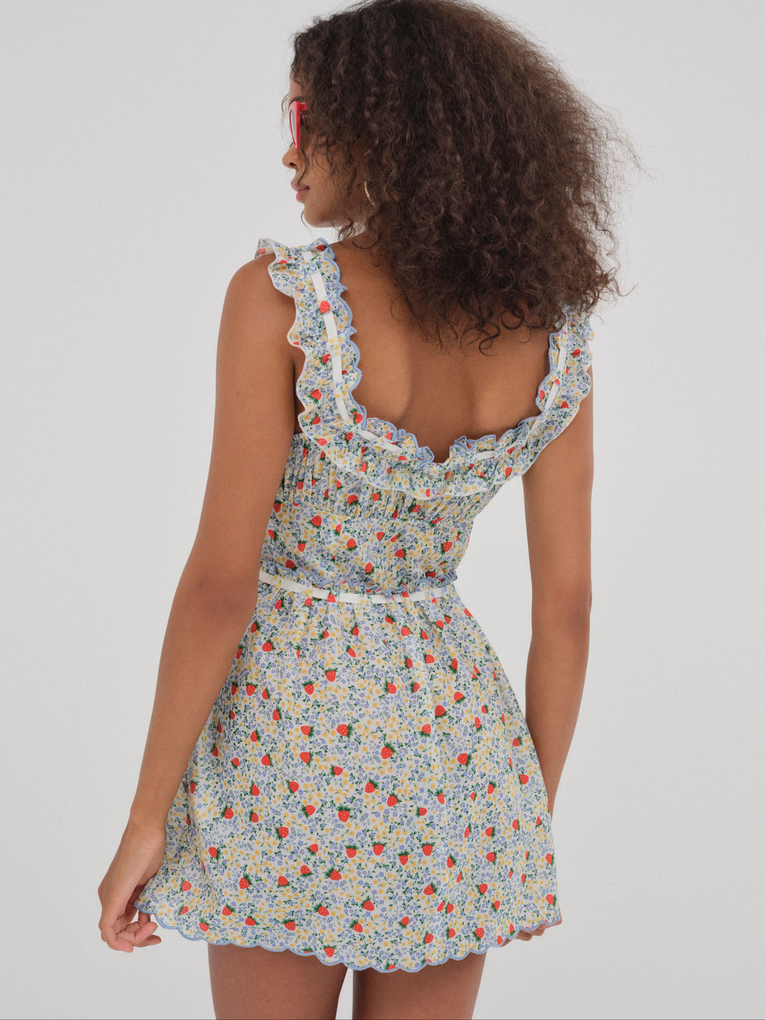 For Love and Lemons Strawberry Kiss Dress - Strawberry