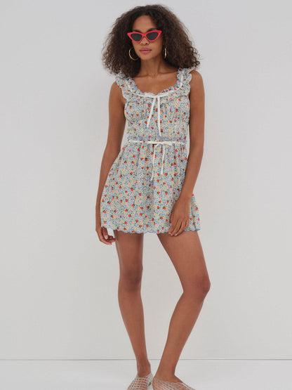 For Love and Lemons Strawberry Kiss Dress - Strawberry