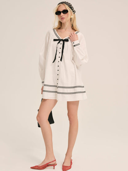 For Love and Lemons Shelly Mini Dress - White