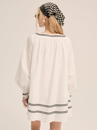 For Love and Lemons Shelly Mini Dress - White