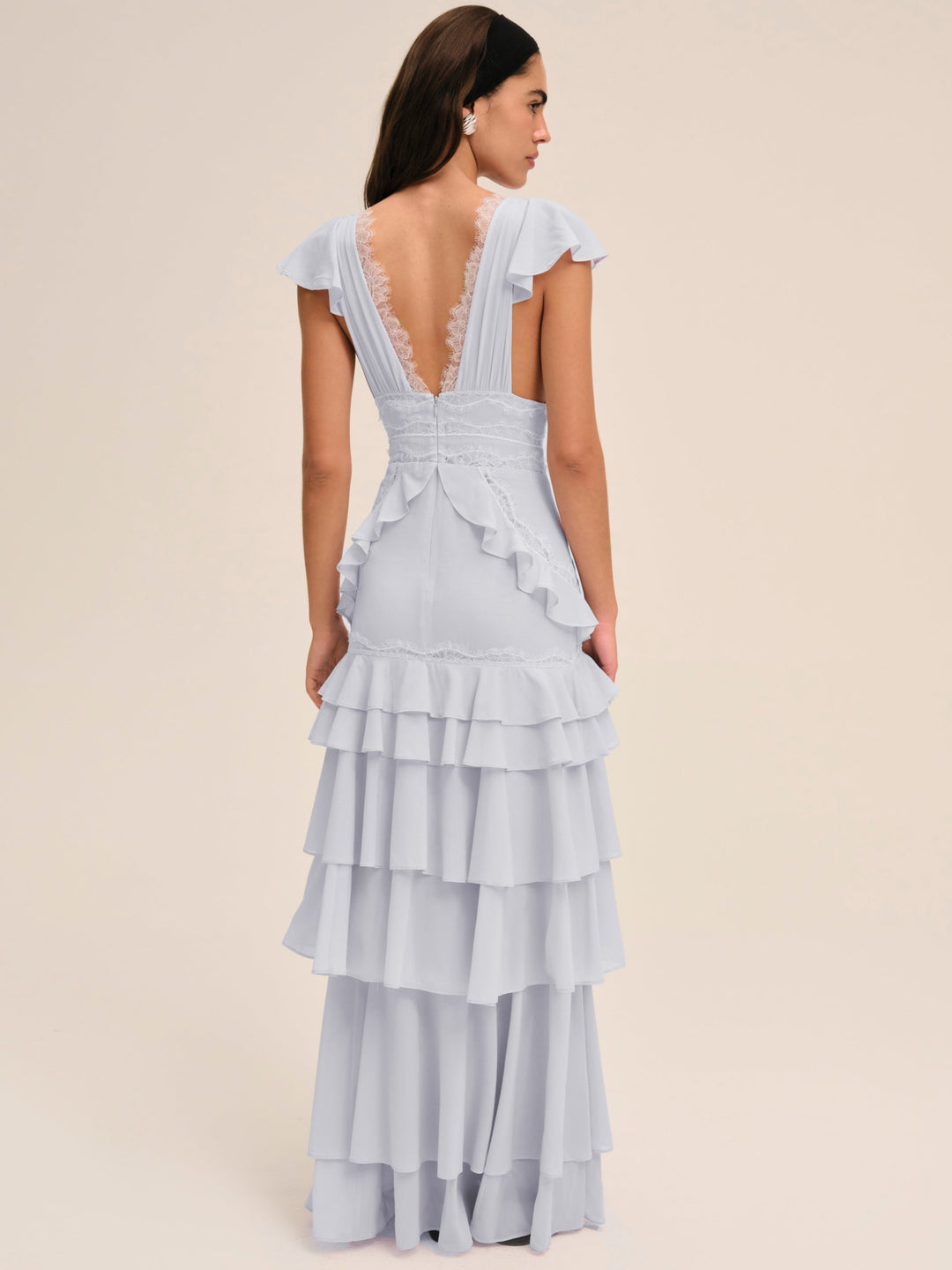 For Love and Lemons Adriana Gown - Periwinkle