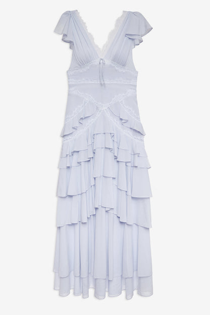 For Love and Lemons Adriana Gown - Periwinkle
