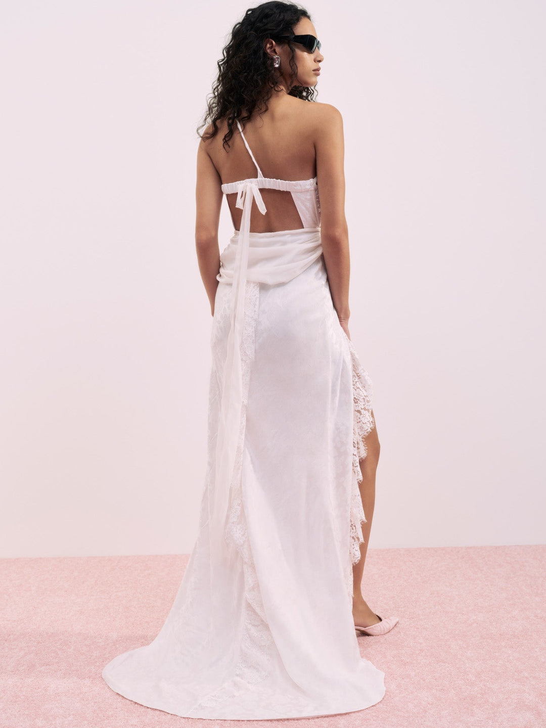 For Love and Lemons Bellany Gown - Petal Pink