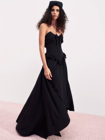 For Love and Lemons Harmony Maxi Dress - Black