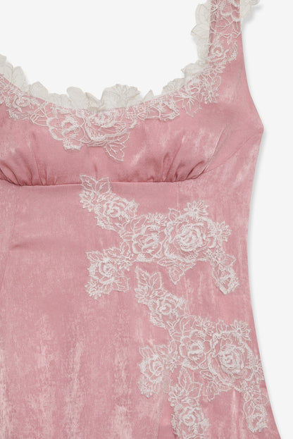 For Love and Lemons Clemence Maxi Dress - Pink