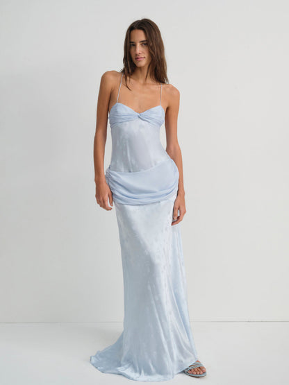 For Love and Lemons Daisy Gown - Baby Blue