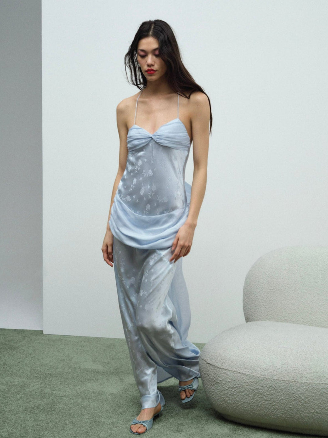 For Love and Lemons Daisy Gown - Baby Blue