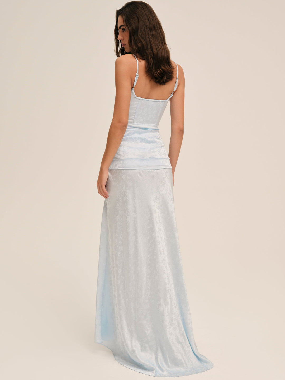 For Love and Lemons Ophelia Gown - Blue