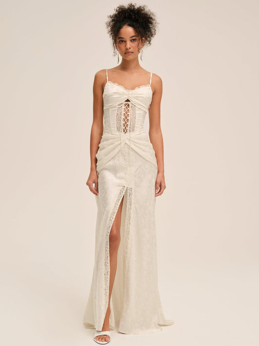 For Love and Lemons Ophelia Gown - Ivory