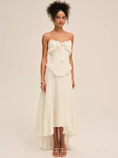 For Love and Lemons Harmony Maxi Dress - Ivory