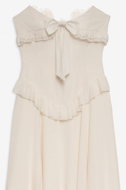For Love and Lemons Harmony Maxi Dress - Ivory