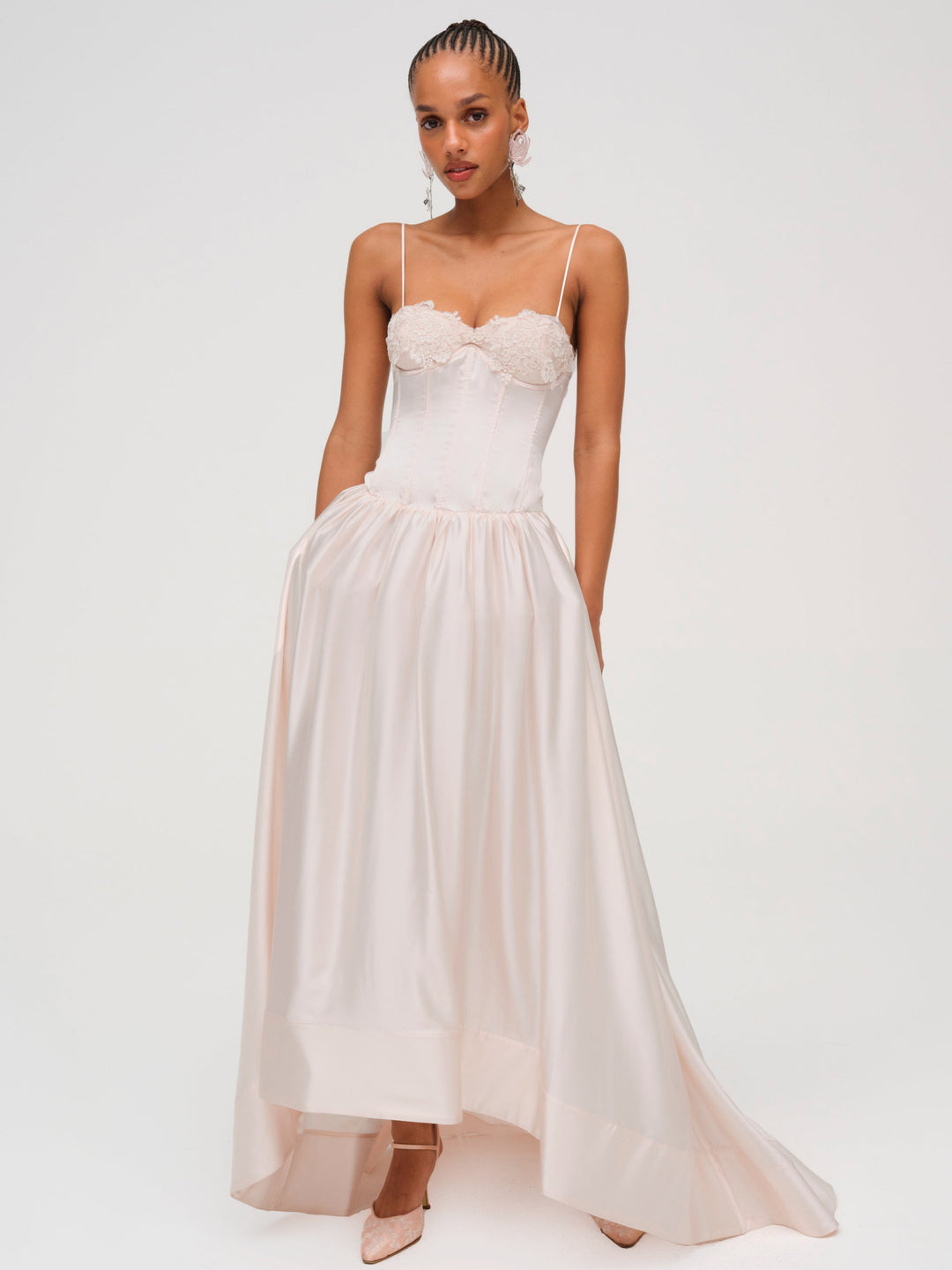 For Love and Lemons Nara Gown - Pink