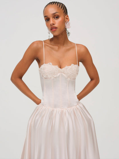 For Love and Lemons Nara Gown - Pink