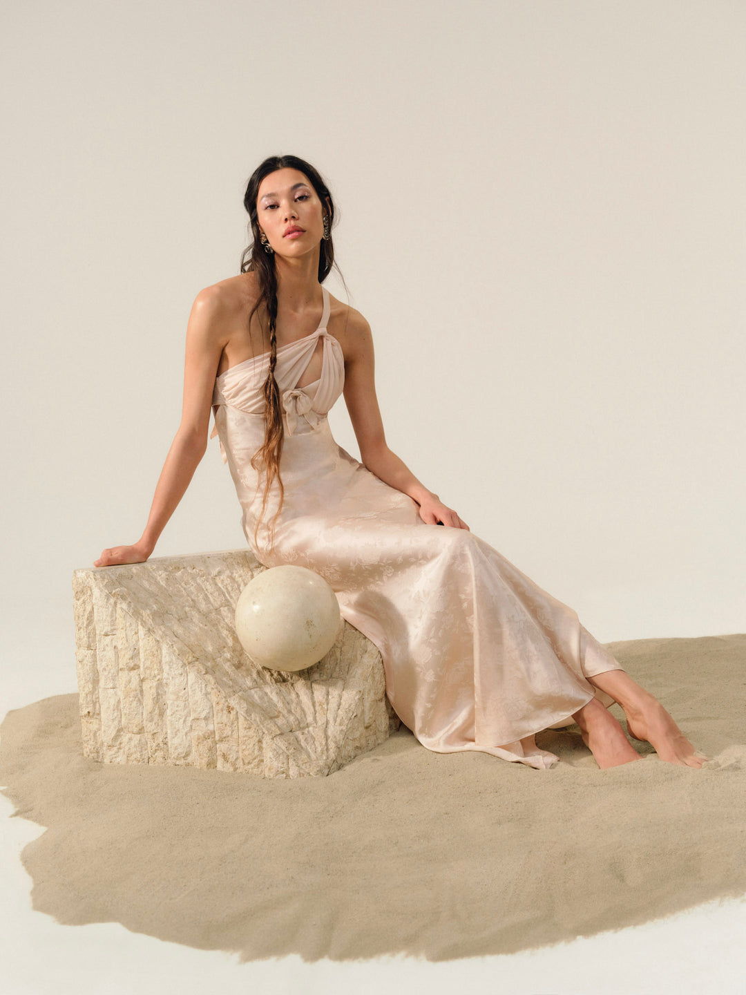 For Love and Lemons Raspberry Rose Gown - Pink