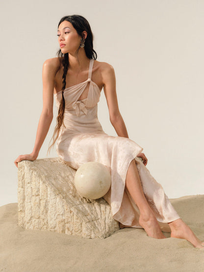 For Love and Lemons Raspberry Rose Gown - Pink
