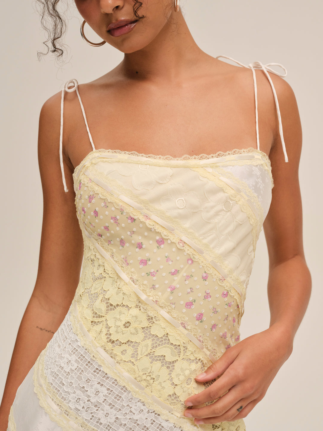 For Love and Lemons Abigail Maxi Dress - Yellow