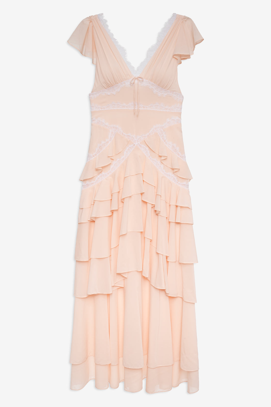 For Love and Lemons Adriana Gown - Peach