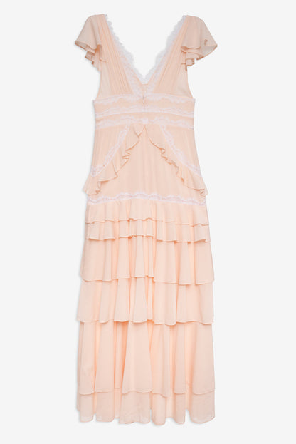For Love and Lemons Adriana Gown - Peach