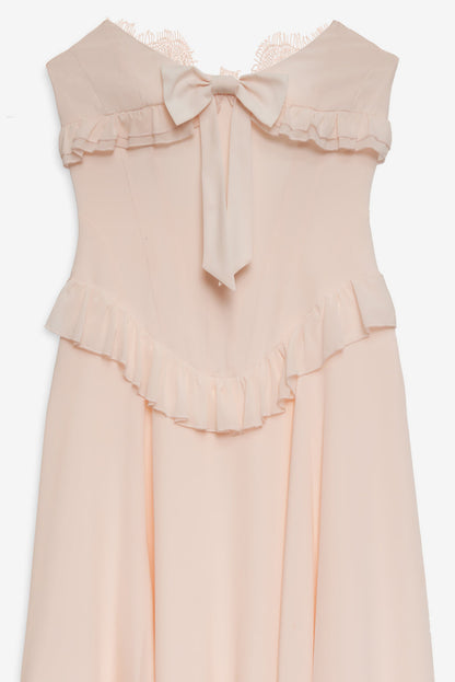 For Love and Lemons Harmony Maxi Dress - Peach