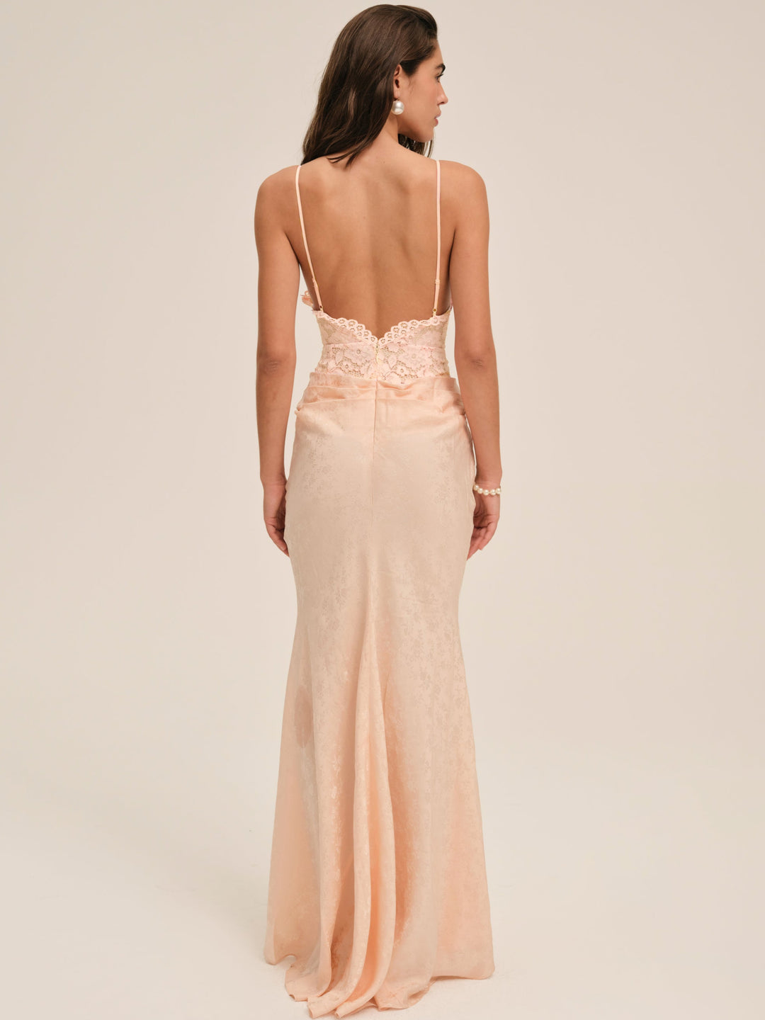 For Love and Lemons Karissa Gown - Peach