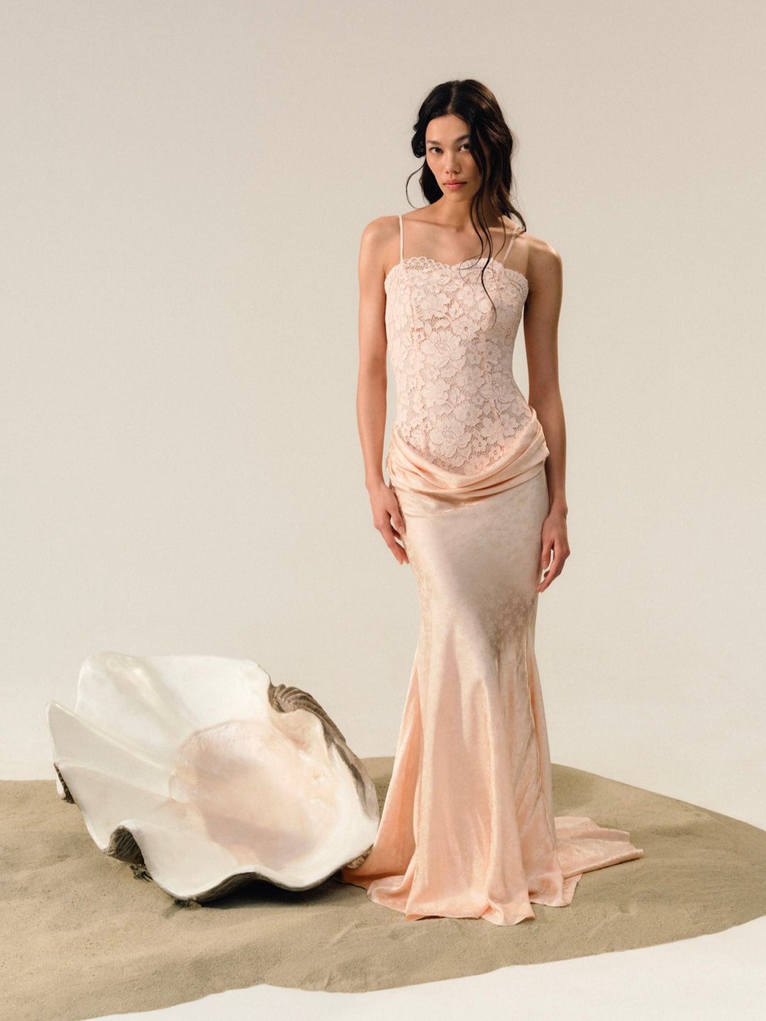 For Love and Lemons Karissa Gown - Peach