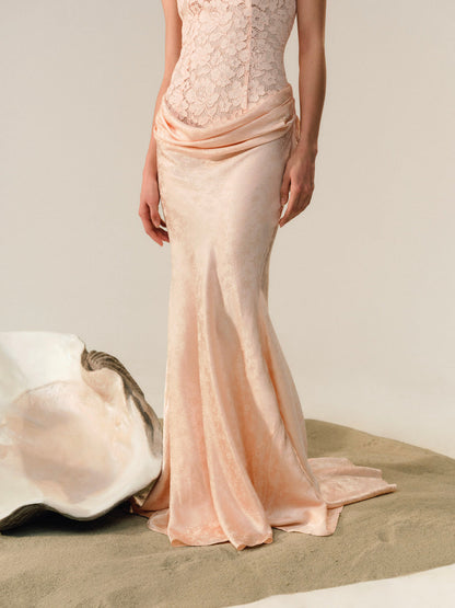 For Love and Lemons Karissa Gown - Peach