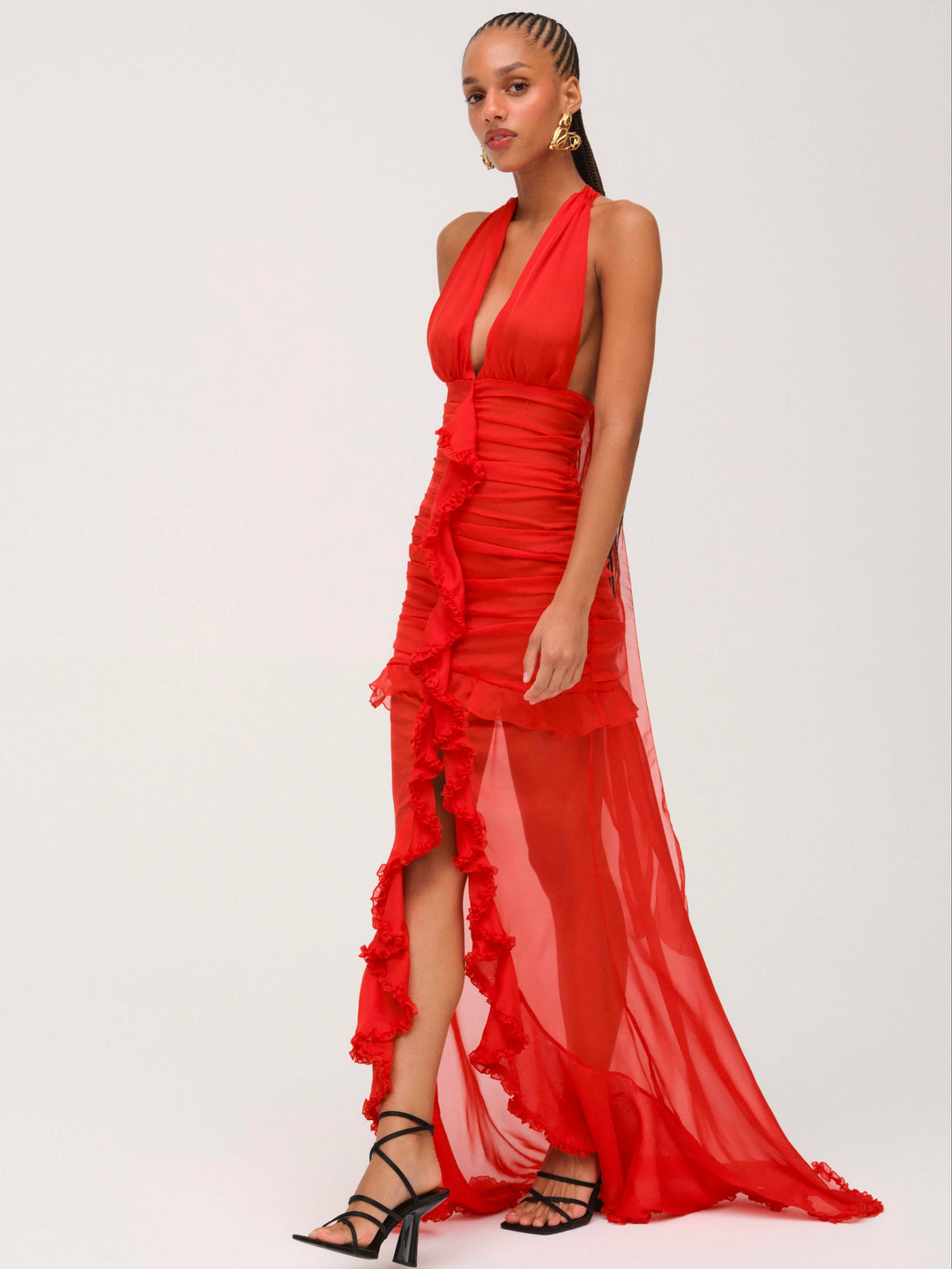 For Love and Lemons Kayta Gown - Red