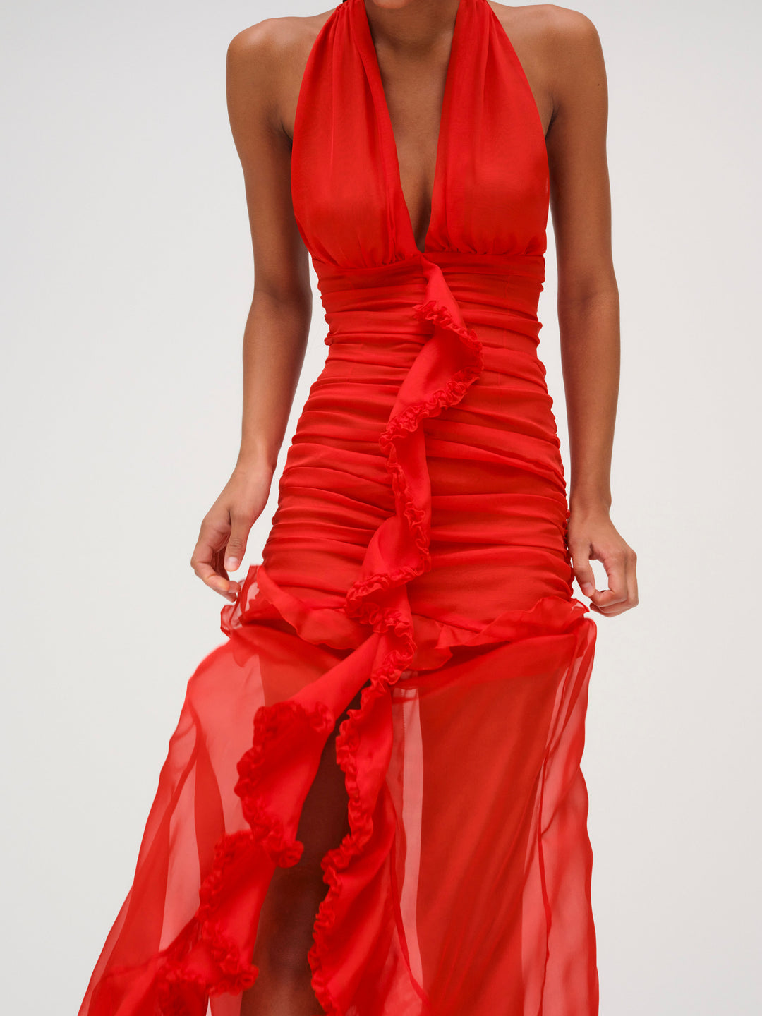 For Love and Lemons Kayta Gown - Red