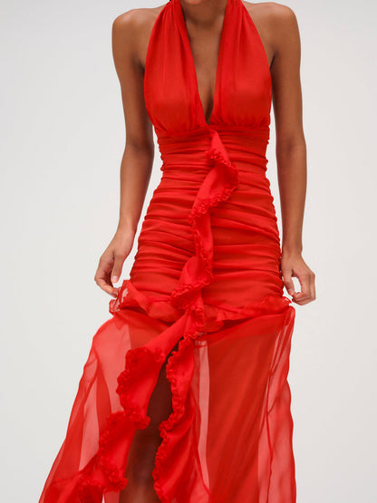 For Love and Lemons Kayta Gown - Red