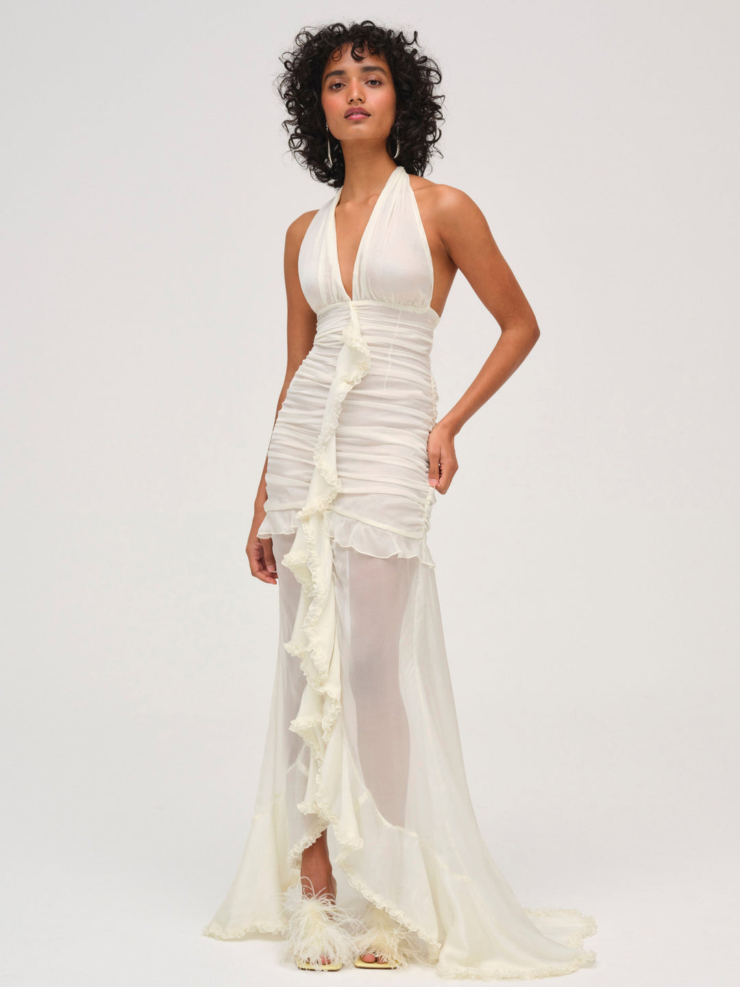 For Love and Lemons Kayta Gown - Winter White