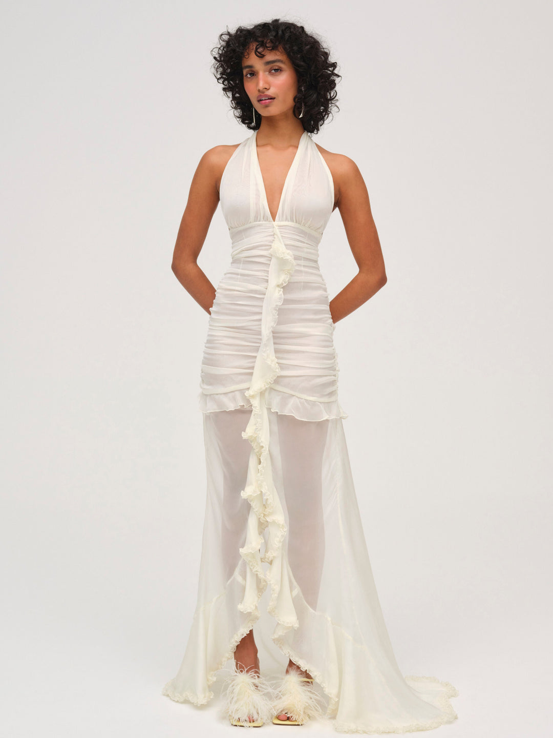 For Love and Lemons Kayta Gown - Winter White