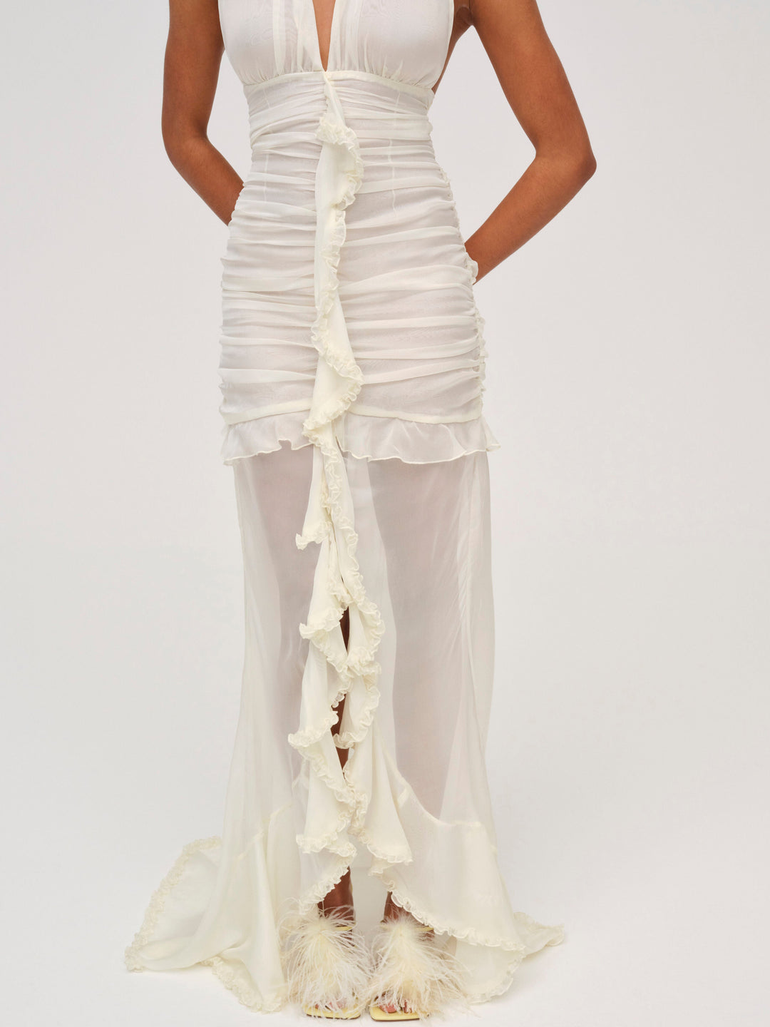 For Love and Lemons Kayta Gown - Winter White
