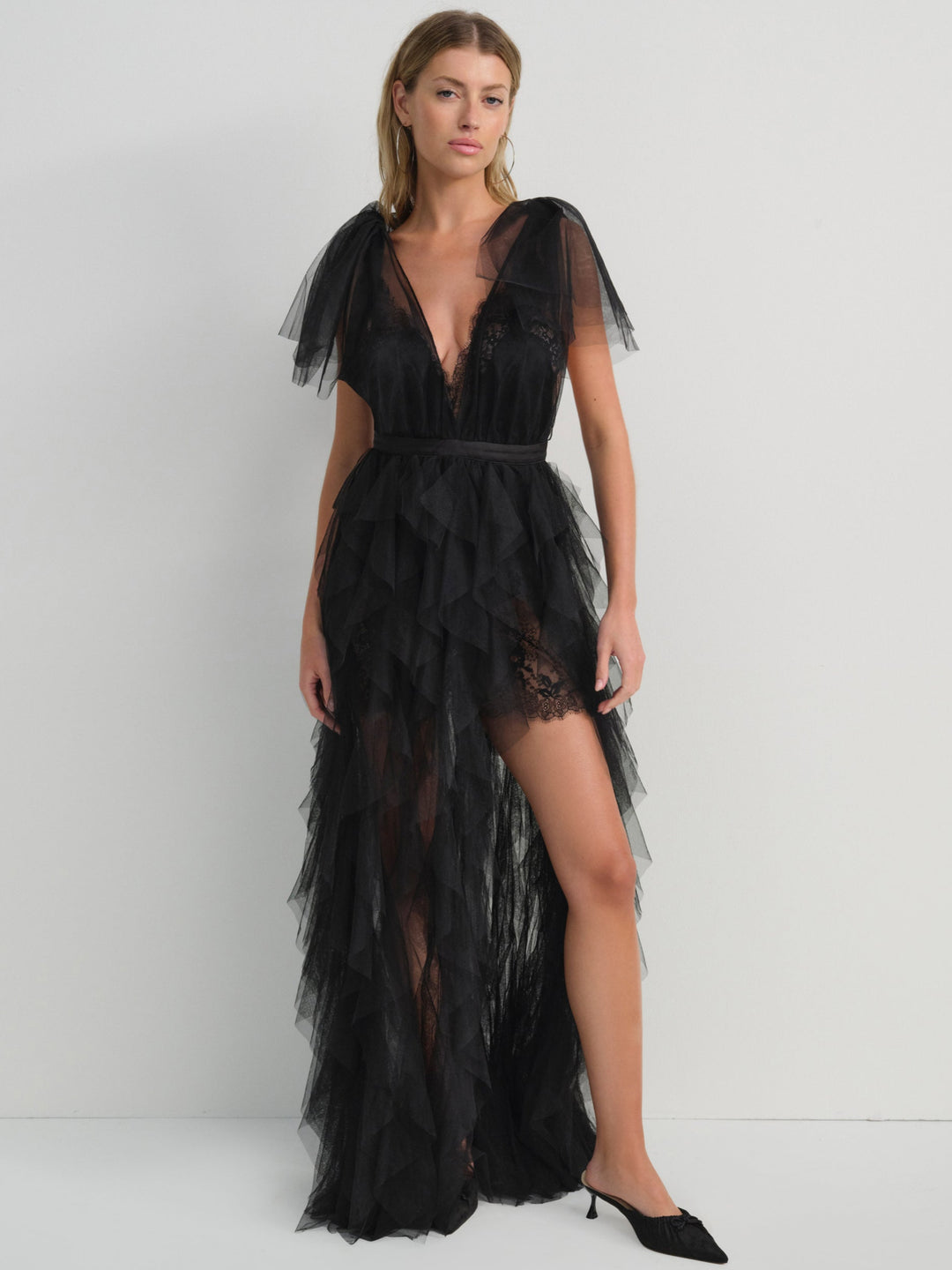 For Love and Lemons Maxine Gown - Black