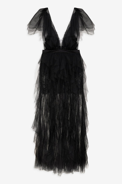 For Love and Lemons Maxine Gown - Black