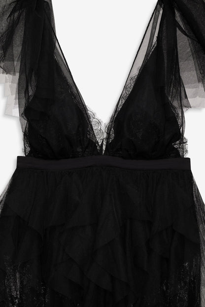 For Love and Lemons Maxine Gown - Black