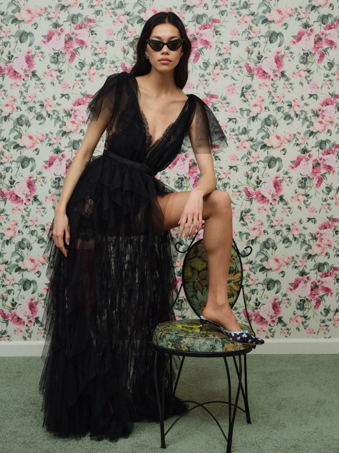 For Love and Lemons Maxine Gown - Black