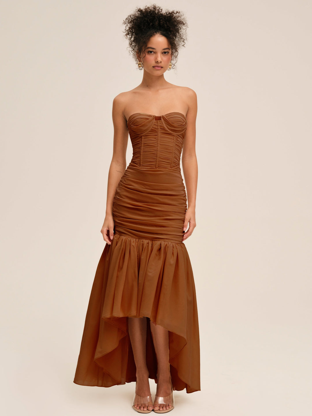 For Love and Lemons Serafina Gown - Brown
