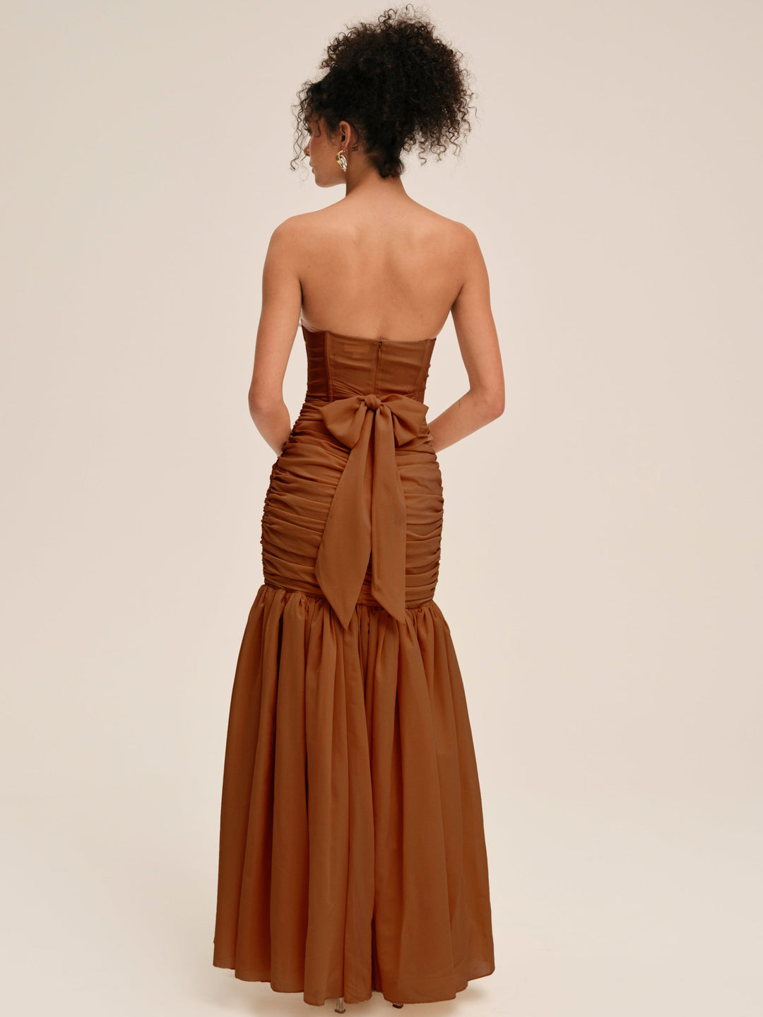 For Love and Lemons Serafina Gown - Brown