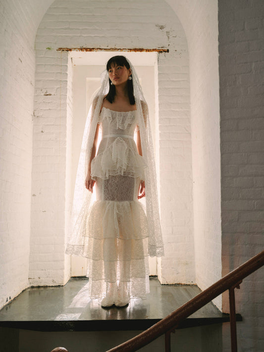 For Love and Lemons Juno Gown - White