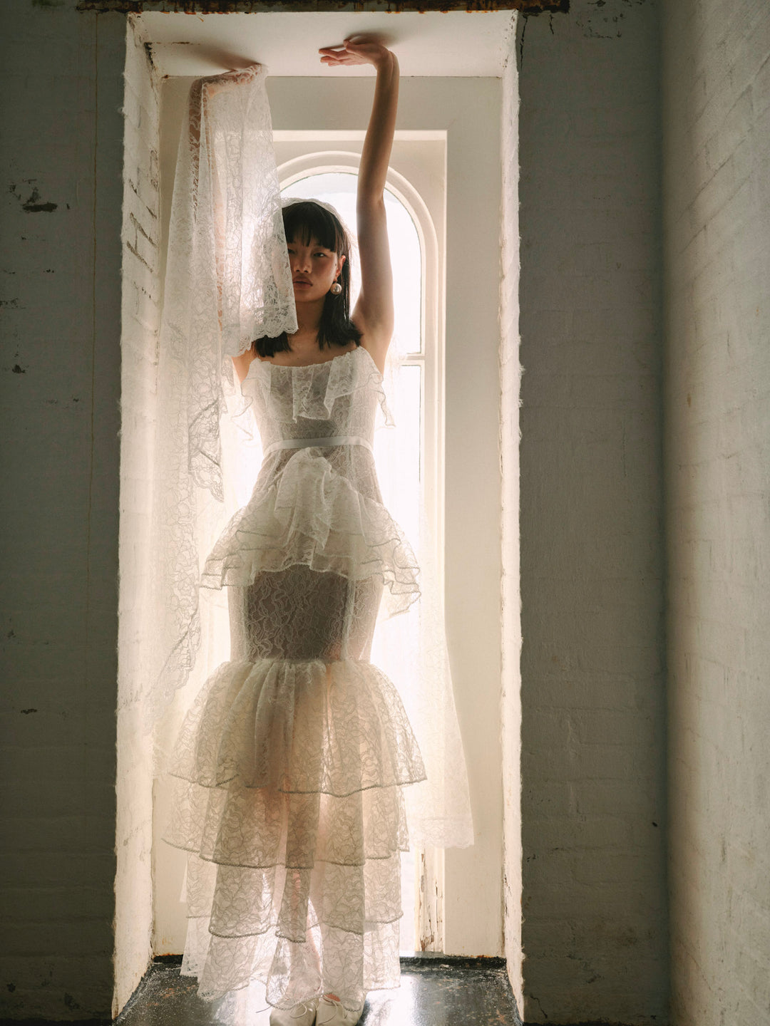 For Love and Lemons Juno Gown - White