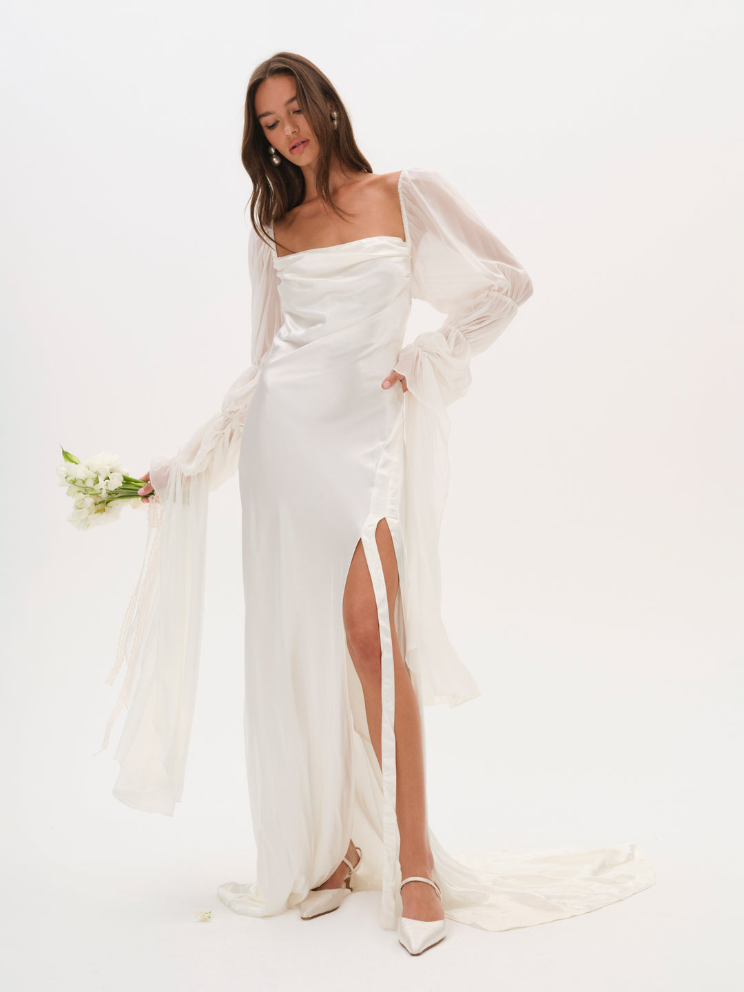 For Love and Lemons Willow Bridal Gown - White