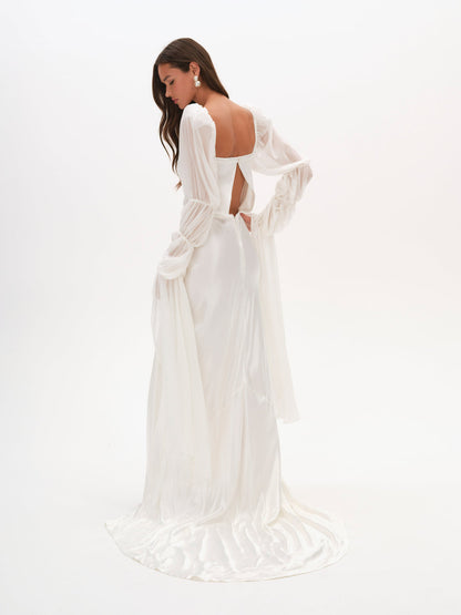 For Love and Lemons Willow Bridal Gown - White