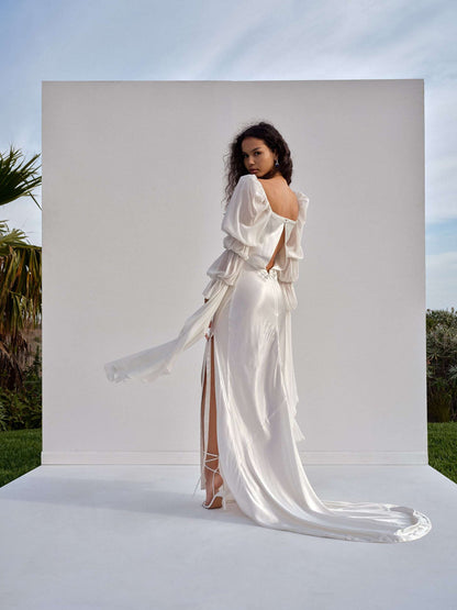 For Love and Lemons Willow Bridal Gown - White