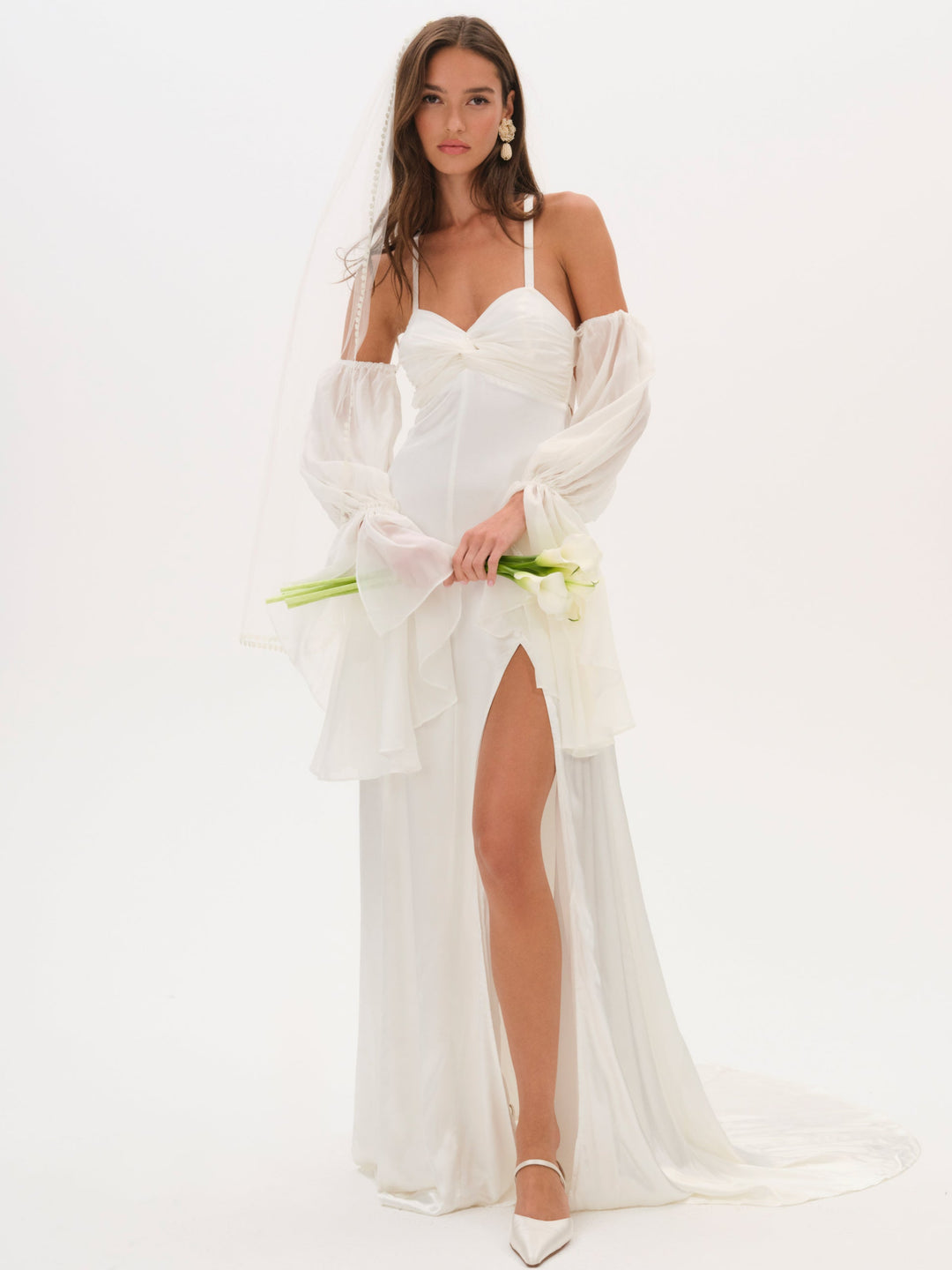 For Love and Lemons Esme Bridal Gown - White