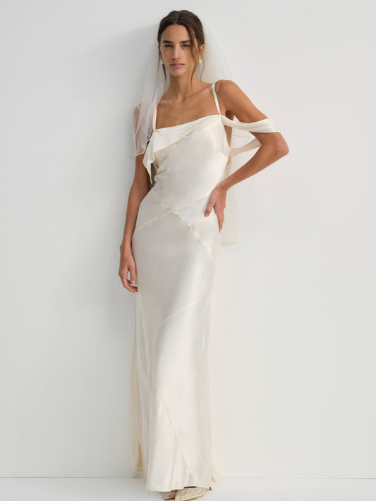 For Love and Lemons Jewel Maxi Dress - Ivory