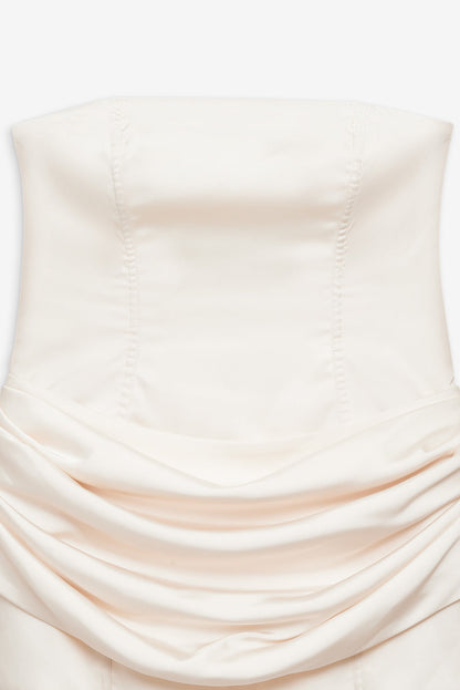 For Love and Lemons Serena Mini Dress - Cream