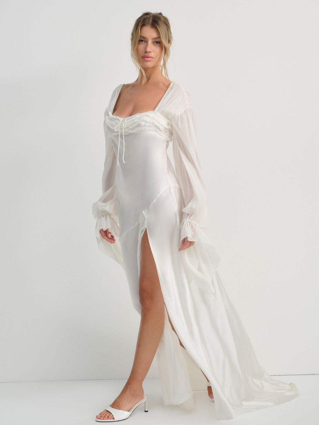 For Love and Lemons Evy Gown - White