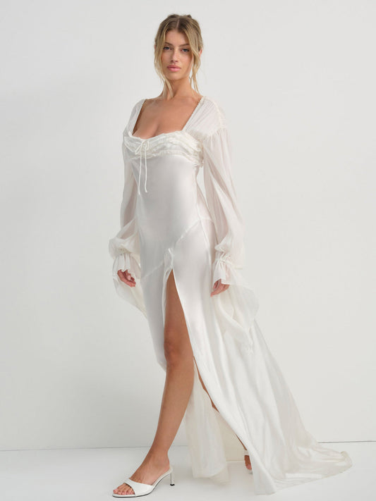 For Love and Lemons Evy Gown - White