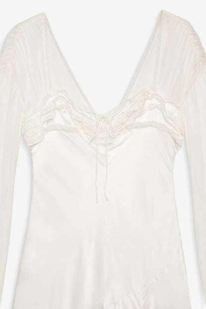 For Love and Lemons Evy Gown - White